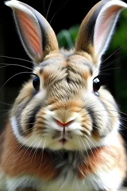 show me a picture of rabbits angrier