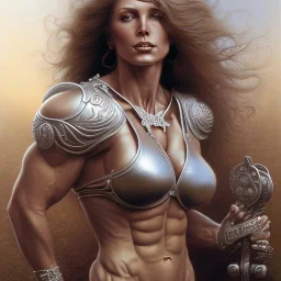 kathy long, bodybuilder by gerald brom luis royo