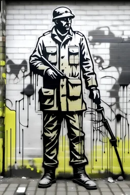 factory worker banksy