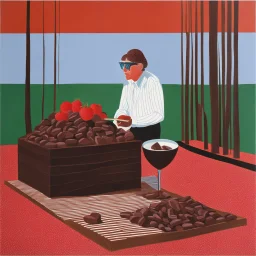 chocolate death by David Hockney