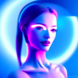 mujer hermosa, futurista, naturaleza, diosa, princesa, alta calidad, 8 k, luz, colores vivos