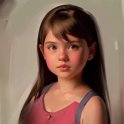 A girl painter