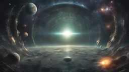 matrix universe, space, planets, god creations