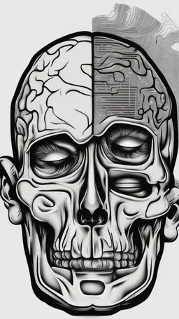 Icone, Art, Logo, Brain brain upgrade lines