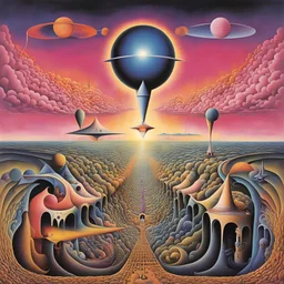 by Alan Kenny and Tomasz Setowski, Pink_Floyd album cover art, what did you dream - we told you what to dream, album cover art, sharp colors, eerie, smooth, surreal, THE MACHINE