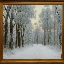 Louis Philippe Crepin, snow, forest