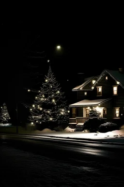 ليلة مظلمة,برد,كريسماس,