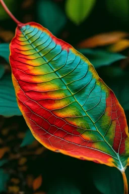 multicolor leaf