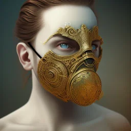 Mystery creative mask,Ambiance dramatique, art background, dramatic lighting, volumetric lighting, hyperrealisme, 8k, high quality, lot of details, fit within portrait