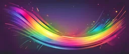 rainbow light effect abstract vector illustration design