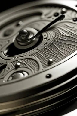 Generate a close-up image of a white dial watch, emphasizing the texture and details of the dial. Pay attention to minute details like texture variations, watch face intricacies, and the quality of materials.