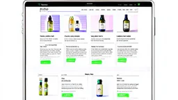 Sample UX/UI of a single-product sales website.