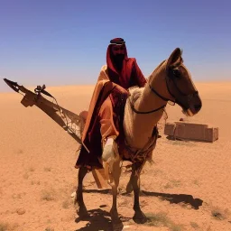 Arab Christian desert warrior