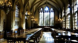 inside the great castle dining hall