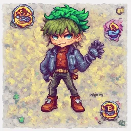 2-d pixel crypto punk named kenn