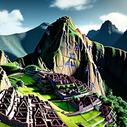 machu pıcchu, unreal engine, realistic