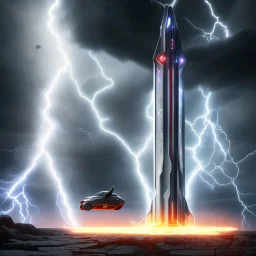 nicola tesla, TESLA TOWER, shock, storm, 3d, hiper realism, unreal engine, v-ray, lightning, 8K, BEALTFUL IMAGE. 50mm, apocalipse