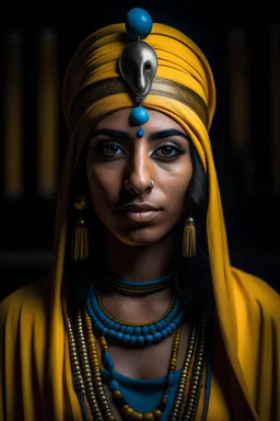 egypt female god frontal portrait shot with sony alpha a9