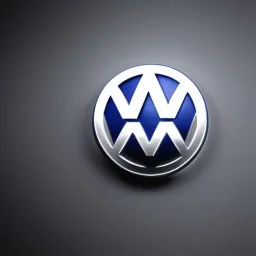 volkswagen brand logo futuristic