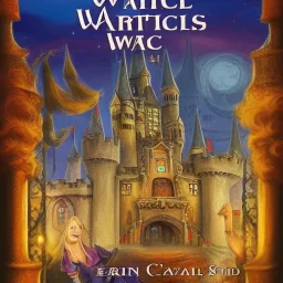 A magical canal city of wizards, witches and warlocks with a castle Erin Stead style