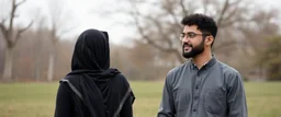 two muslim feminin males logo