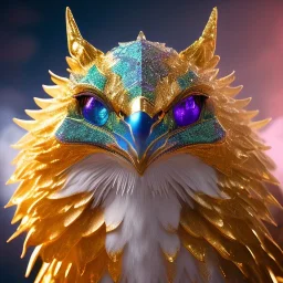 fantasy creature, galactic glitter background, delicate colors, full of details, smooth, light effect，vaporwave colorful, smooth, extremely sharp detail, finely tuned detail, ultra high definition, 8 k, unreal engine 5, ultra sharp focus