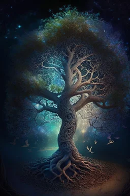 Mystical Wise Tree