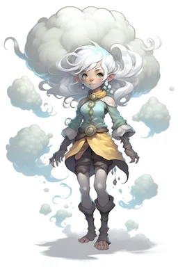 dnd young female cloud elemental