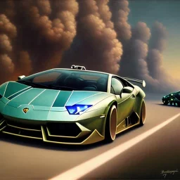 hyperrealism Drawing of 'Lamborghini Urraco' three quarter frontal aerial view, by gaston bussiere, greg rutkowski, yoji shinkawa, yoshitaka amano, tsutomu nihei, donato giancola, tim hildebrandt,oil on canvas, cinematic composition,Sharp detail,extreme detail,fit full head inside picture,16k