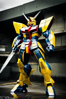 Gundam inspired by Marvel's Wolverine. Photograph.