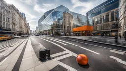 city centre, beautiful composition, award-winning photograph, astonishing realism, 28mm lens, adjust perspective