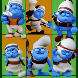 Smurfs, star wars style