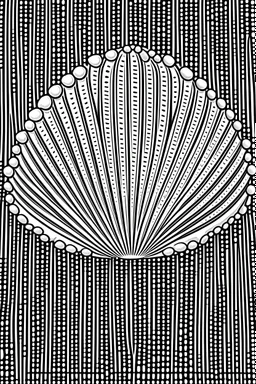 Coquille Saint-Jacques avec Croix de Saint-Jacques
