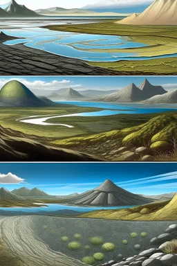 earths cambrian periode lanscapes