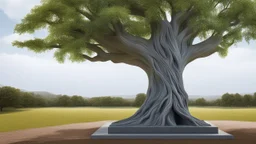 памятник виде живого дерева