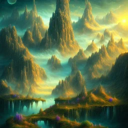 award winning visionary art paysage futuriste