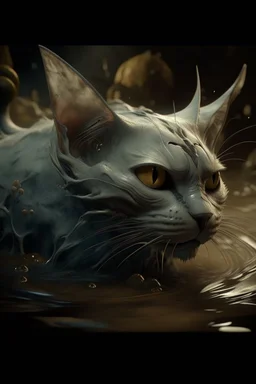 Bosch nightmares painting style Title: a cat dace ,insanely detailed octane render trending on artstation, 8k artistic photography, photorealistic concept art, soft natural volumetric cinematic perfect light, chiaroscuro, award-winning photograph, masterpiece, oil on canvas, Raphael, Caravaggio, Greg Rutkowski, people, beksinski, Giger