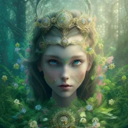 disney, epic dark queen, forest green, majestic, ominous, wildflowers background, intricate, masterpiece, expert, insanely detailed, 4k resolution, retroanime style, cute big circular reflective eyes, cinematic smooth, intricate detail , soft smooth lighting, soft pastel colors, painted Rena