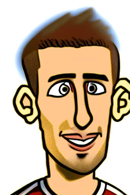 Alfie Whiteman Footballer ,cartoon 2d