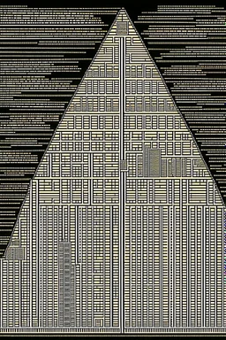 The Library of Babel; ASCII art; Symbolism