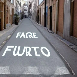 Future fake street