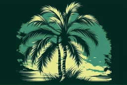 palm tree graphic