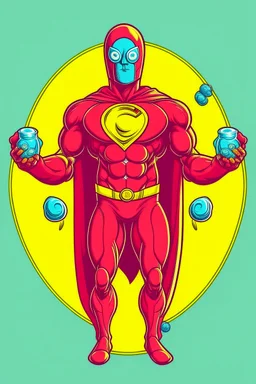 Human Kidney organ superhero