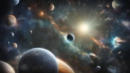 matrix universe, space, planets, god creation