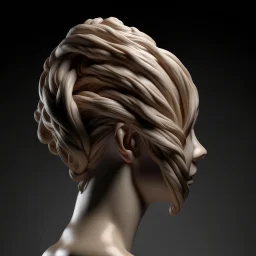 sculpted hair
