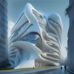 Edificio de apartamento Zaha Hadid arquitectura