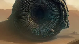 dune sandworm, concept art