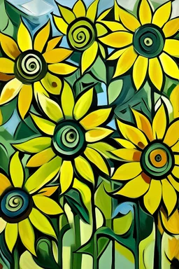 Picasso girasoles