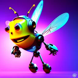 Robot bee, Pixar style