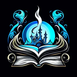 Fantasy style logo: Dream Chronicles On the logo you can see the book.